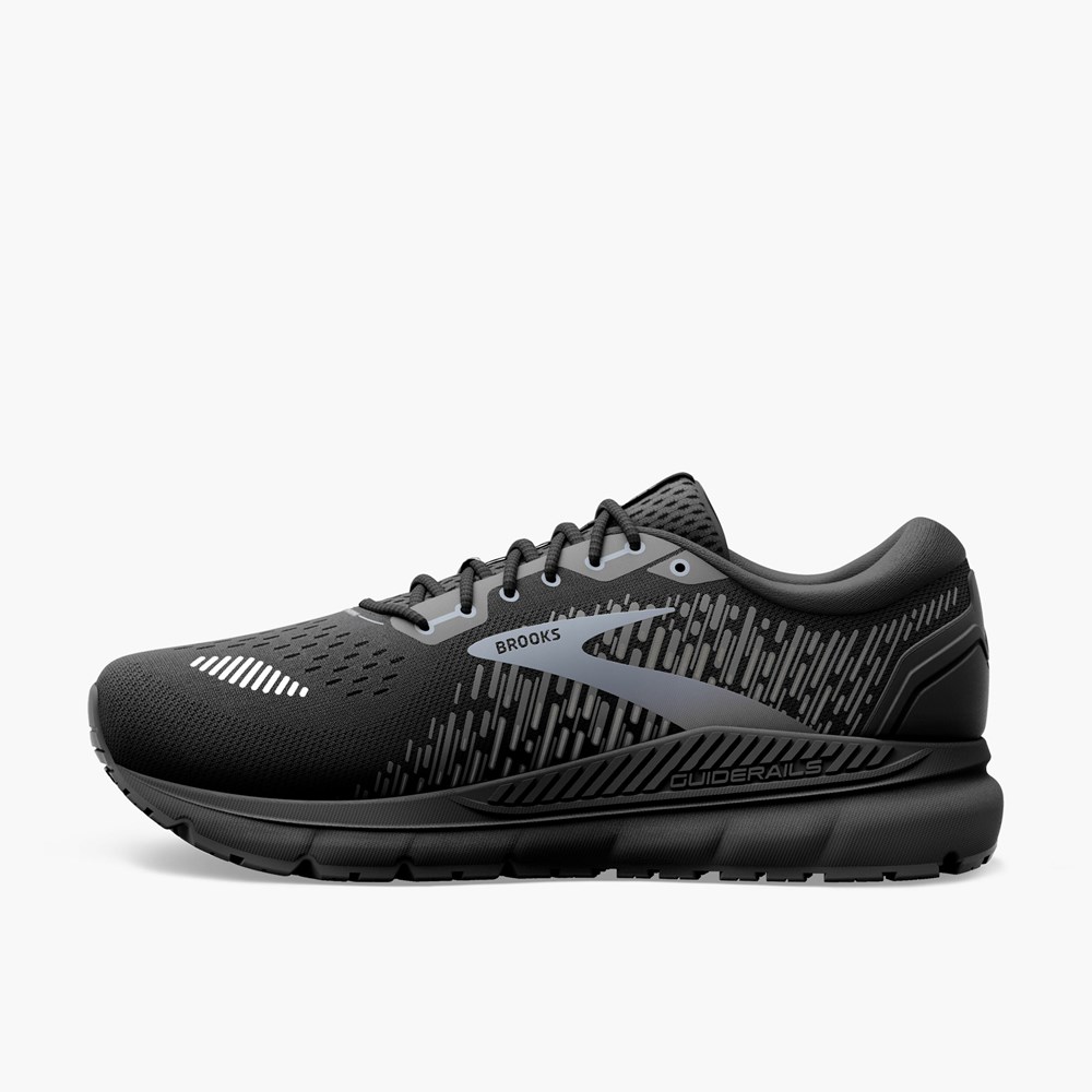 Chaussures Running Route Brooks Addiction 15 Noir Noir Homme | SOT-8931672